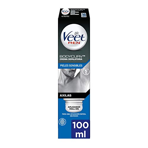 Veet Men Crema Depilatoria Roll-On Axilas 100 Ml