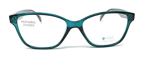 VENICE EYEWEAR OCCHIALI | Gafas de lectura presbicia Mujer Diseño en Colores: Verde, Rojo, Rosa, Negro. VENICE YULIA - Dioptrías: 1 a 3,5 (green, 2.50)