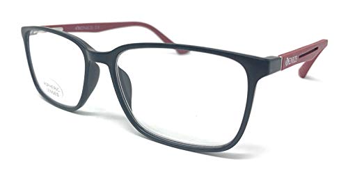 VENICE EYEWEAR OCCHIALI | Gafas de lectura unisex, presbicia, vista cansada, Diseño en 3 Colores. VENICE Steel - Dioptrías: 1 a 3,5 (Negro, 2,50)