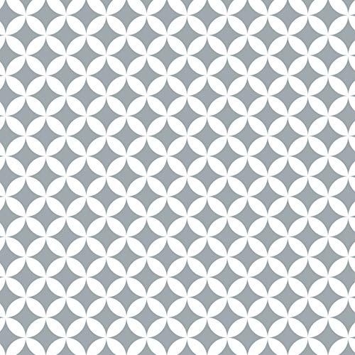 Venilia KF Basic Monica grey 45cmx1,5m adhesiva decorativa, muebles, papel pintado, lámina autoadhesiva, PVC, sin ftalatos, 1,5m, 54767, 45 cm x 1,5 m