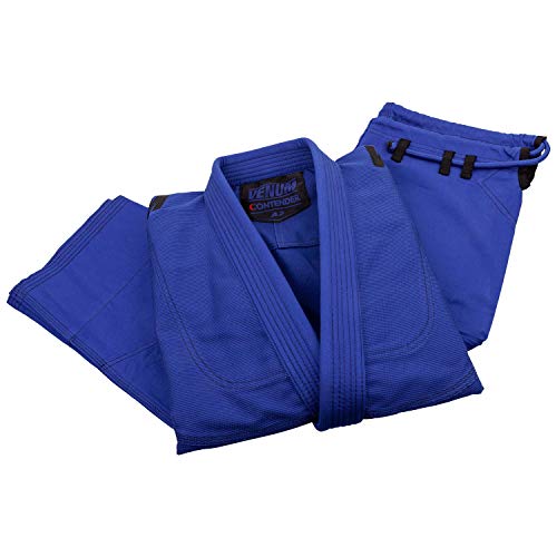 VENUM Contender EVO Kimono De Jiu Jitsu Brasileño/BJJ Gi, Unisex Adulto, Azul Royal, A4