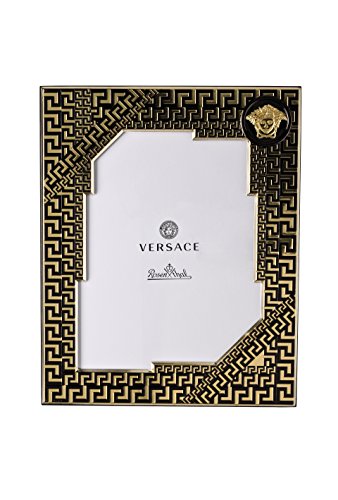 Versace VHF1 - Marco de fotos (18 x 24 cm), color negro