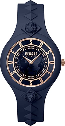 Versus Versace Reloj Analógico para Mujer de Cuarzo con Correa en Silicona VSP1R1220