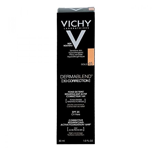 VICHY Dermablend 3D Correction SPF 25 Make-up Gold 45, 30 ml Crema