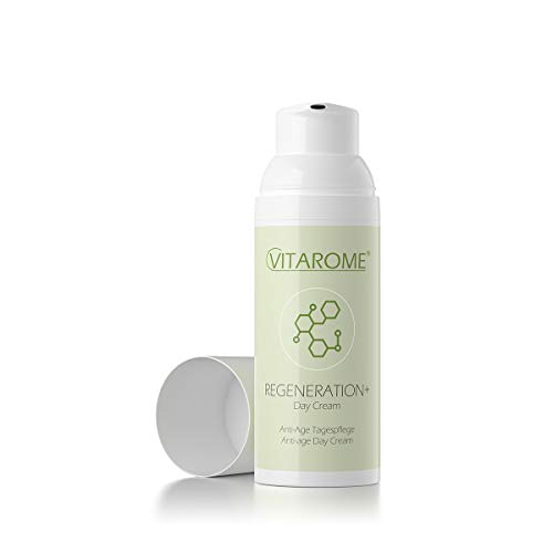 Vitarome - Crema de día antiarrugas REGENERATION+ con algas revitalizantes, sin parabenos, 50 ml