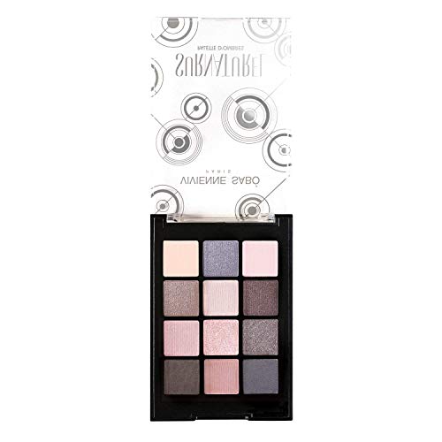 VIVIENNE SABÓ | Paleta de Sombras de Ojos Surnaturel 12 Colores | Efecto Frio y Oscuro de Larga Duración | Cruelty Free