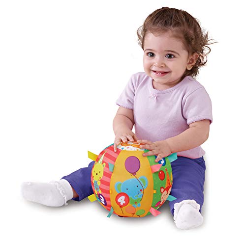 VTech- Bola cantarina Pelota Interactiva de Tela con Más de 50 Canciones, Multicolor, 24.9 x 14.0 x 8.9 (3480-166122) , color/modelo surtido