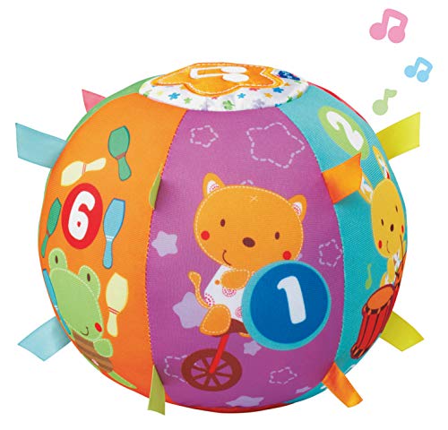 VTech- Bola cantarina Pelota Interactiva de Tela con Más de 50 Canciones, Multicolor, 24.9 x 14.0 x 8.9 (3480-166122) , color/modelo surtido