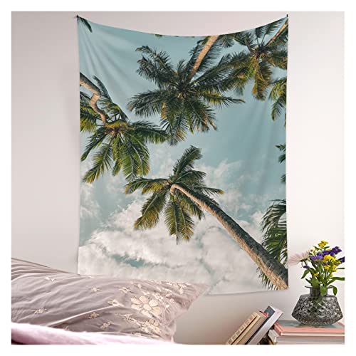 Wangtao Store Palm Tapestry Nature Plant Wall Wall Decoración for el hogar Decoración de la Sala Decoración Tapiz Estado Estética Tentativa Mural (Color : 718-83, Size : 73x95cm)