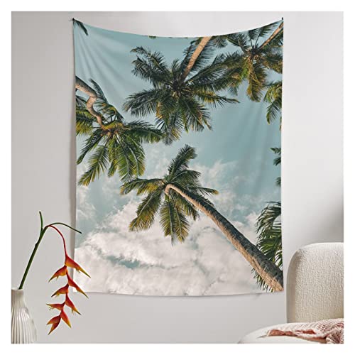 Wangtao Store Palm Tapestry Nature Plant Wall Wall Decoración for el hogar Decoración de la Sala Decoración Tapiz Estado Estética Tentativa Mural (Color : 718-83, Size : 73x95cm)