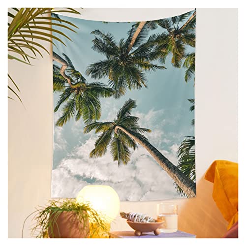 Wangtao Store Palm Tapestry Nature Plant Wall Wall Decoración for el hogar Decoración de la Sala Decoración Tapiz Estado Estética Tentativa Mural (Color : 718-83, Size : 73x95cm)