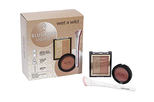 Wet n Wild Caja de Regalo Blushing Lights, Sets de Maquillaje para Niñas, Caja de Regalo de Maquillaje