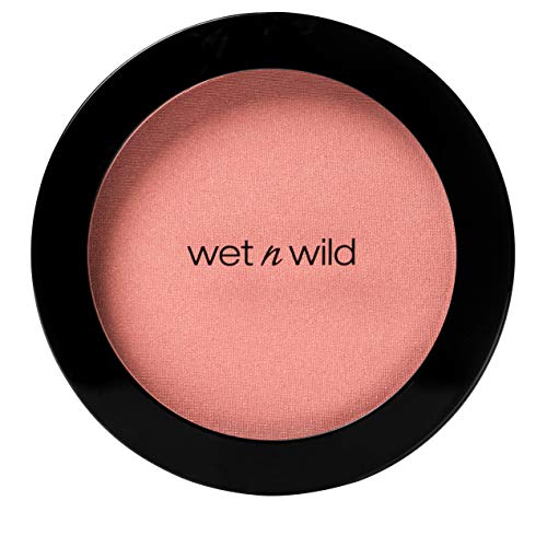 Wet n Wild Color Icon Blush - Polvo Iluminador Prensado Suave Y Aterciopelado - Color Duradero Y Modulable, Con Efecto Natural - Fórmula Con Aceite De Jojoba - Vegano, color Pinch Me Pink, Talla única