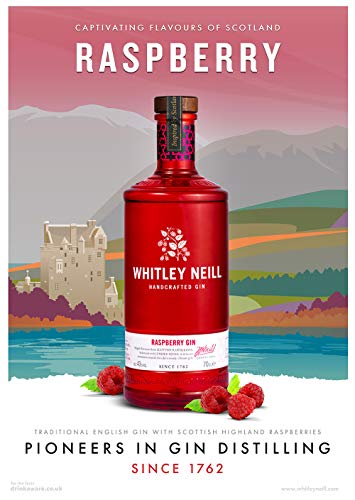 Whitley Neill Raspberry Gin (Frambuesa) - 700 ml