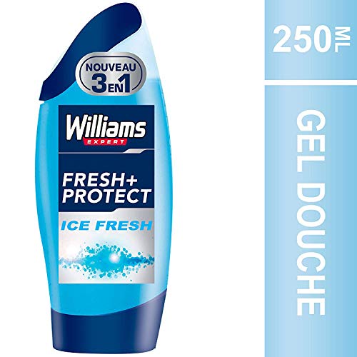 Williams Ice Fresh Gel de Ducha - 3 Recipientes de 250 ml - Total: 750 ml