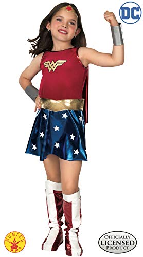 WONDER - Disfraz de mujer maravilla para niña, talla L (8-10 años) (VZ-2240)