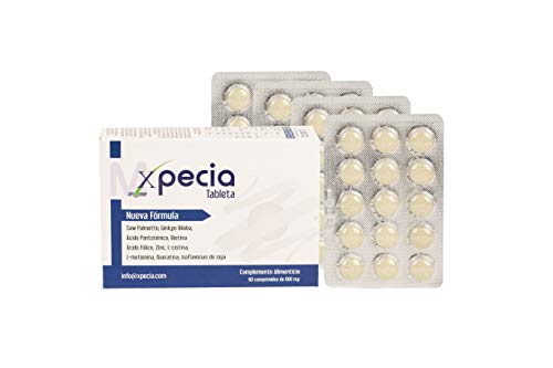 Xpecia original vitaminas pelo saw palmetto anticaida biotina antes-post trasplante capilar