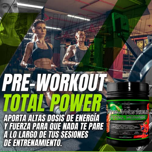 XPRO | Preentreno con Creatina + Arginina + Beta Alanina + Taurina + Cafeína + Vitaminas C, B6, B12 + Citrulina + Betaína | Mejora la congestión muscular | Potente influjo de energía | 30 servicios