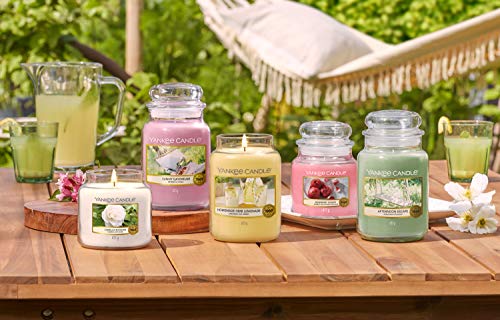 Yankee Candle Vela pequeña en tarro | Vela perfumada de limonada de hierbas caseras | Hasta 30 horas de tiempo de combustión | Colección Garden Hideaway