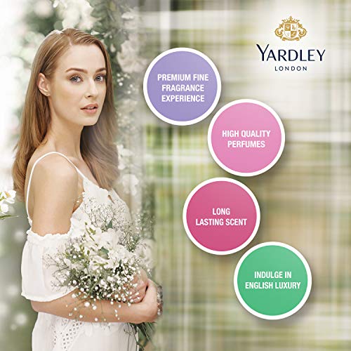 Yardley, Agua de tocador para mujeres - 125 ml.