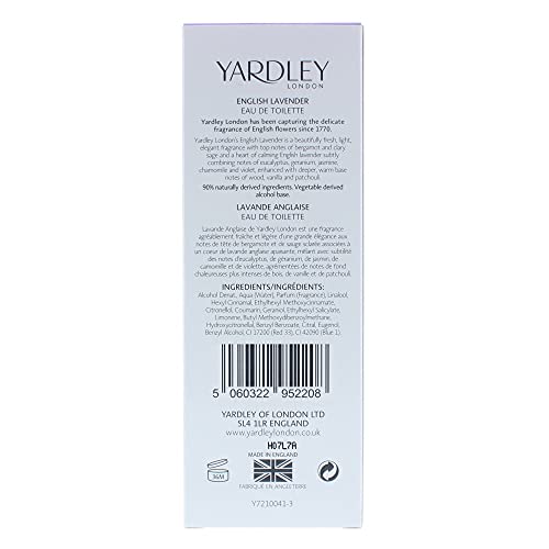 YARDLEY English Lavender Eau de Toilette 125 ml