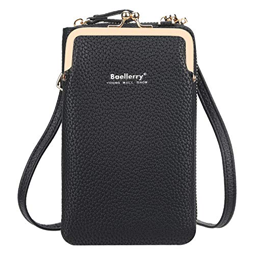 Yixuan Bolsos Bandolera para Mujer Carteras para Mujer Bolso para Telefono Movil Bolso Móvil Monederos Pequeño Bolso Bandolera Monedero Bolso Bandolera Movil con Ranura para Tarjeta y Bandolera