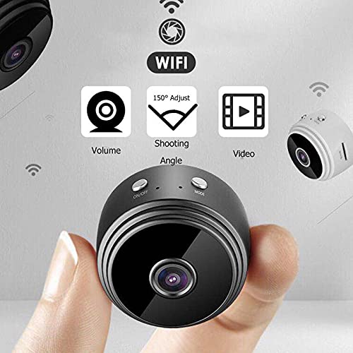 YOUYO Cámara Inalámbrica WiFi A9 Cámara de Alta Definición de 1080P con Detección de Movimiento Y Función de Visión Nocturna App Alarma Push Home Cámara de Seguridad