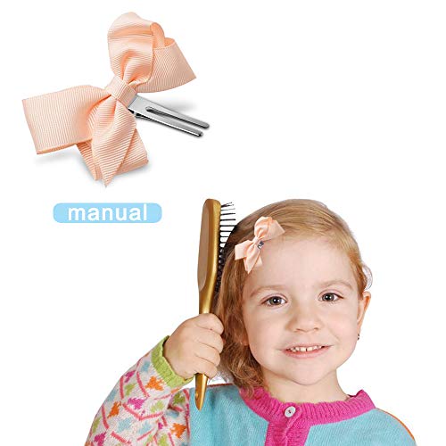 YuCool - Juego de 100 clips de doble punta para peluquería, sección de ajuste de rizos de 4,5 cm, horquillas de metal de cocodrilo para extensiones de cabello para peluquería, peluquería, estilista