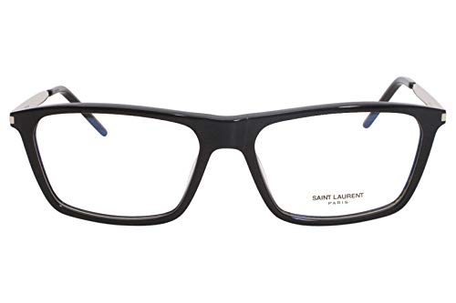 Yves Saint Laurent SL-344 006 - Gafas de plástico acetato (metal), color negro y plateado