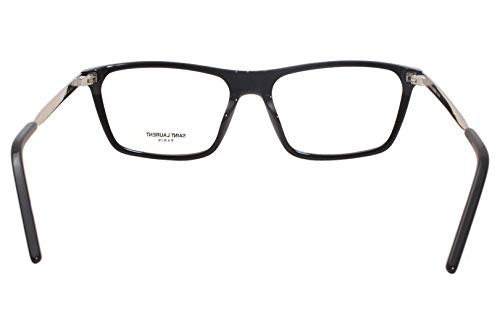 Yves Saint Laurent SL-344 006 - Gafas de plástico acetato (metal), color negro y plateado