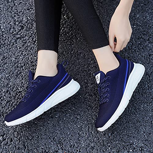 Zapatillas Correr para Hombre, Zapatillas Deportivas Unisex para Caminar, Zapatillas Deportivas Ligeras para Hombre Y Mujer, Zapatillas Deportivas Informales para Correr En El Gimnasio (39,Blue)