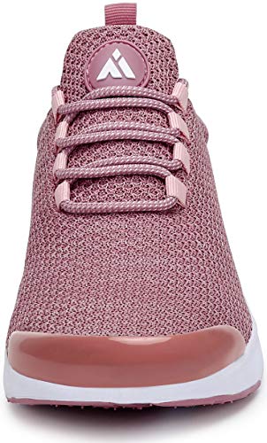 Zapatillas Deportivas Mujer Antideslizante Running Zapatos Gimnasio Transpirables Liviano Sneakers Ser 4 Rosa 37 EU