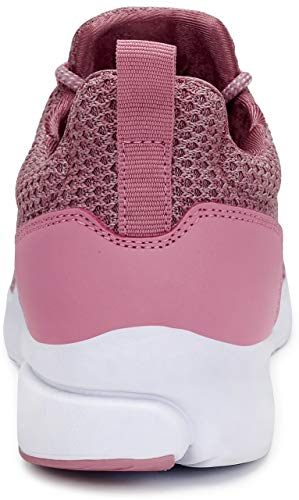 Zapatillas Deportivas Mujer Antideslizante Running Zapatos Gimnasio Transpirables Liviano Sneakers Ser 4 Rosa 37 EU