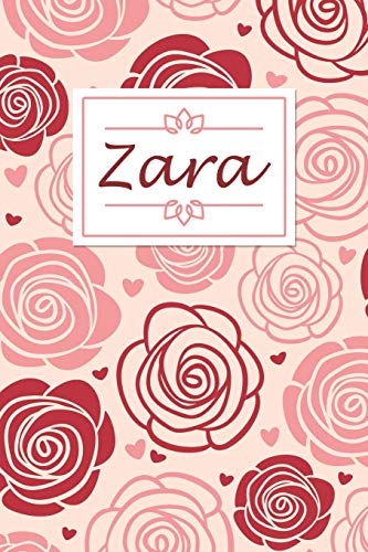 Zara: Personalised Notebook / 120 Lined Pages / Perfect for journaling and writing notes.