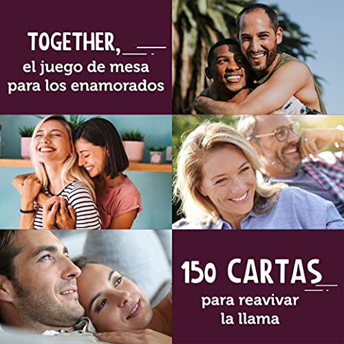 ZENAGAME Together - Día de San Valentín - Juego de Mesa para Parejas - 150 Cartas para Mejorar la Comunicación - Regalos para Parejas