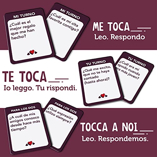 ZENAGAME Together - Día de San Valentín - Juego de Mesa para Parejas - 150 Cartas para Mejorar la Comunicación - Regalos para Parejas