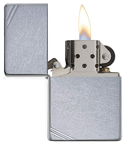 Zippo Vintage Mechero, Metal, Street Chrome, 3.5x1x5.5 cm