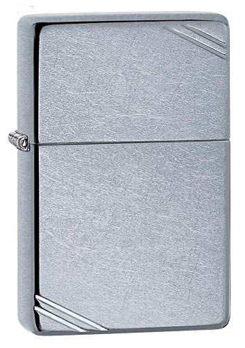 Zippo Vintage Mechero, Metal, Street Chrome, 3.5x1x5.5 cm