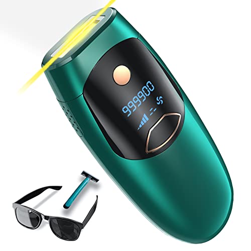 ZKMAGIC Depiladora Luz Pulsada IPL, Depiladora Láser con 999,900 Flashes para Mujer y Hombre, Sistemas de Depilación Indoloro Dispositivo para Cara, Brazos, Piernas, Axilas, Bikini