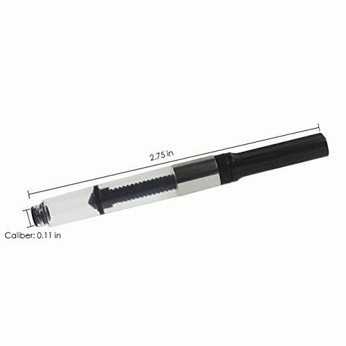 Zoohot universal Pluma estilográfica Conversor de tinta,Tornillo en el estilo,Set di 12