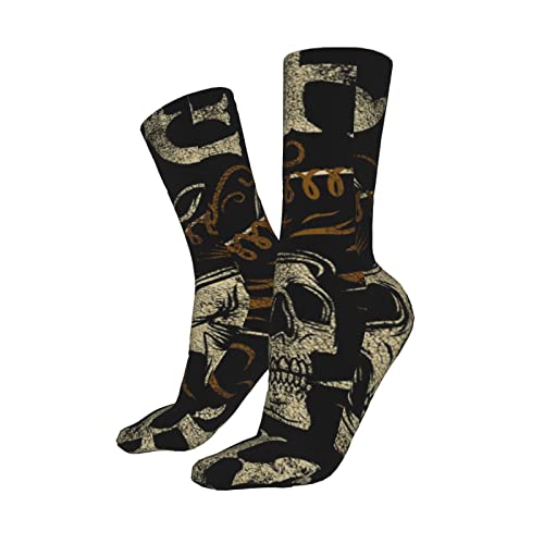 zsst Calcetines Para Mujeres Hombres Calavera Chingon Dark Ankle Calcetines Casual Crew Athletic Crew Calcetines