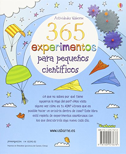 365 experimentos para pequeños científicos (365 ideas para manualidades)