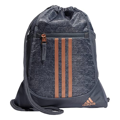 adidas Alianza Sublimated Prime Sackpack, Jersey Onix / Oro Rosa, Talla única