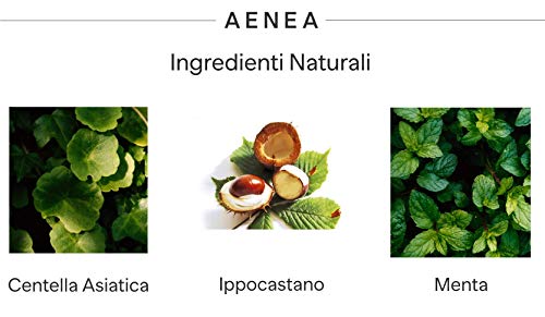 AENEA - Crema contra Varices e Hinchazón de Piernas y Tobillos 100ml - Con Centella, Menta y Castaño de Indias Natural