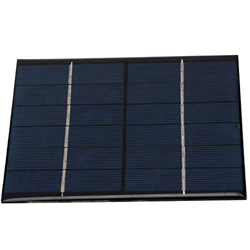 AMONIDA 【Venta del día de la Madre】 Panel Solar portátil, módulo de Placa de célula Solar pequeña de Bricolaje, con Placa de Circuito Impreso Radios solares Transparentes y de bajo Costo para Luce