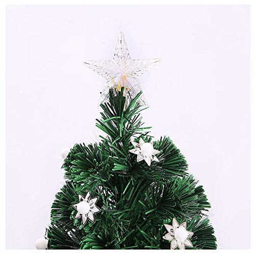 Árbol de Navidad Artificial Picea,Árbol de Navidad Iluminado, Pino Decorativo LED-90cm,Abeto Artificial Soporte Metálico