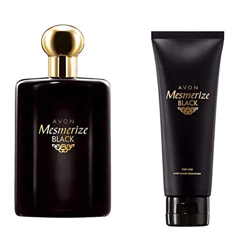 Avon Mesmerize Black for Him EDT y After Shave Acondicionador 100ml cada uno