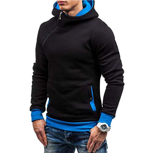 BABQ-HTRS Sudadera con Capucha para Hombre - Chaqueta con Cremallera Inclinada con Estampado de Agusta-MV Sudadera con Capucha Ropa Deportiva de Moda Abrigo con Capucha - Regalo para Adolescentes