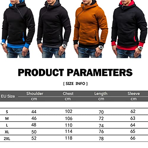 BABQ-HTRS Sudadera con Capucha para Hombre - Chaqueta con Cremallera Inclinada con Estampado de Agusta-MV Sudadera con Capucha Ropa Deportiva de Moda Abrigo con Capucha - Regalo para Adolescentes