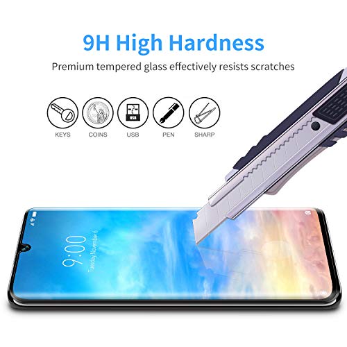 Bewahly Cristal Templado para Xiaomi Mi Note 10/Note 10 Pro/Note 10 Lite [2 Piezas], 3D Curvado Completa Cobertura Protector Pantalla, 9H Dureza Alta Definicion Vidrio Templado Sin Burbujas